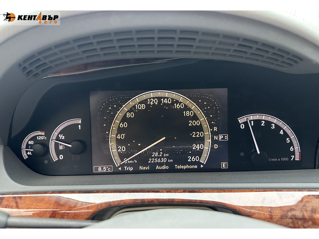 Mercedes-Benz S550 5.5i 388 к.с./ГАРАНЦИЯ ОТ КЕНТАВЪР - автомобили, коли, обяви за нови и употребявани 12