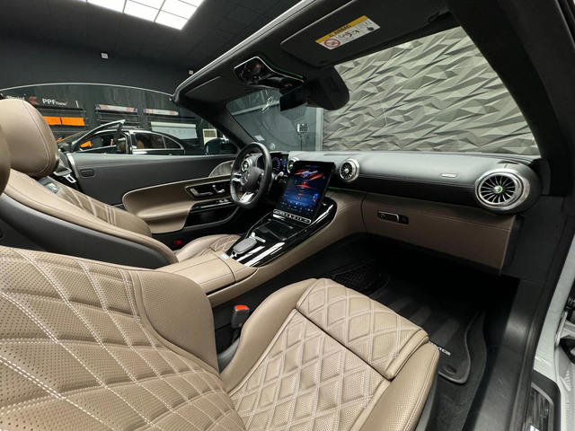 Mercedes-Benz SL 63 AMG 4Matic+ Lift* Burmester* Обдухване*  360 - автомобили, коли, обяви за нови и употребявани 10