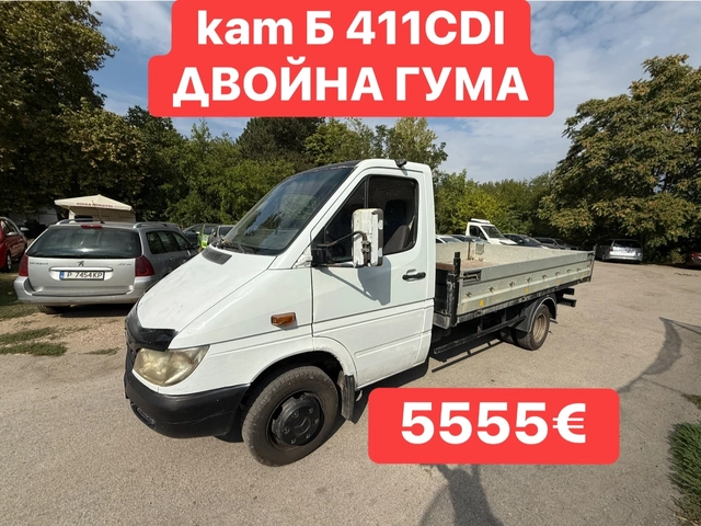 Mercedes-Benz Sprinter Двойна* Гума* катБ - автомобили, коли, обяви за нови и употребявани 0