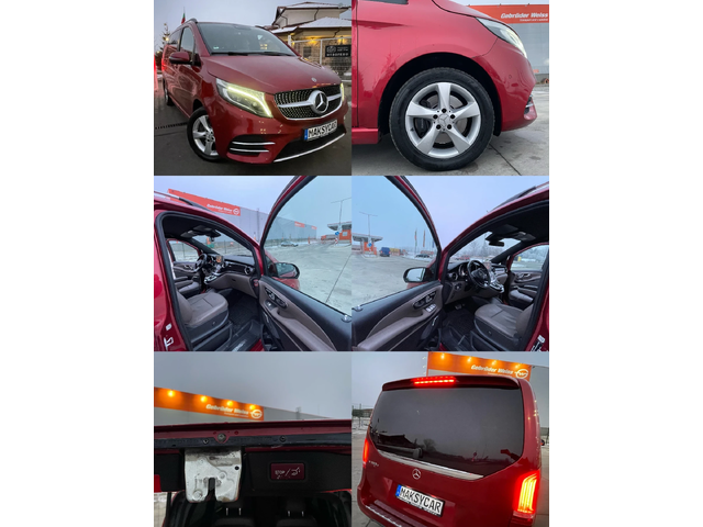 Mercedes-Benz V 300 AMG line 7 Местен ГОТОВ ЛИЗИНГ - автомобили, коли, обяви за нови и употребявани 16