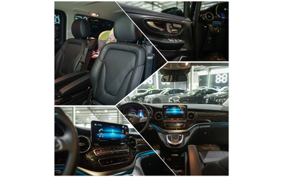 Mercedes-Benz V 300 D 7+ 1 LONG FULL AMG LINE BURMEISTER ЛИЗИНГ 100% - автомобили, коли, обяви за нови и употребявани 15