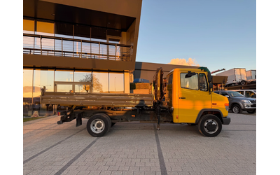 Mercedes-Benz Vario 815d Самосвал + кран Hiab 035-2 3.70м. - автомобили, коли, обяви за нови и употребявани 16