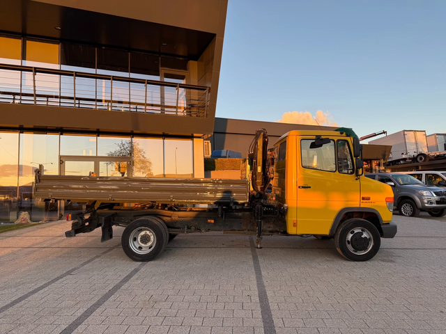 Mercedes-Benz Vario 815d Самосвал + кран Hiab 035-2 3.70м. - автомобили, коли, обяви за нови и употребявани 16