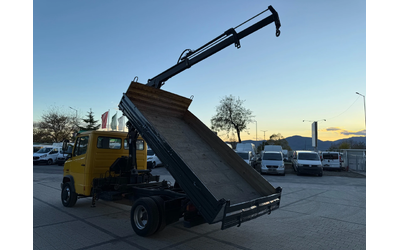 Mercedes-Benz Vario 815d Самосвал + кран Hiab 035-2 3.70м. - автомобили, коли, обяви за нови и употребявани 6