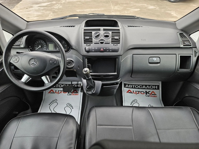 Mercedes-Benz Vito 2.2CDI-136кс= 9МЕСТА= ДЪЛГА БАЗА= АВТОМАТ= FACE - автомобили, коли, обяви за нови и употребявани 12