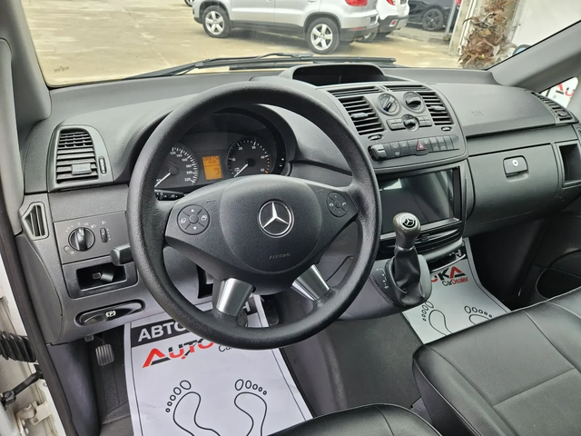 Mercedes-Benz Vito 2.2CDI-136кс= 9МЕСТА= ДЪЛГА БАЗА= АВТОМАТ= FACE - автомобили, коли, обяви за нови и употребявани 7