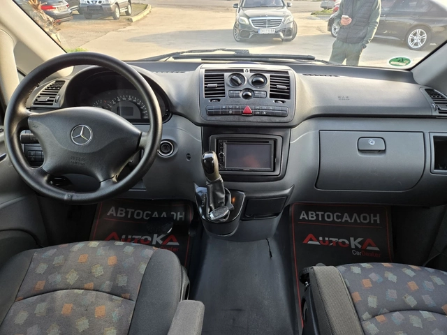 Mercedes-Benz Vito 2.2CDI-150кс= АВТОМАТ= 8МЕСТА= КЛИМАТРОНИК - автомобили, коли, обяви за нови и употребявани 12