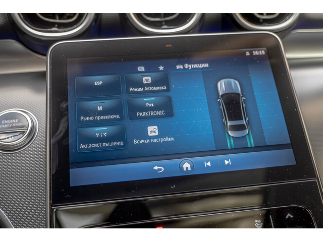 Mercedes C200 d/Подгрев/Шибедах/Ambient/MBUX - автомобили, коли, обяви за нови и употребявани 10