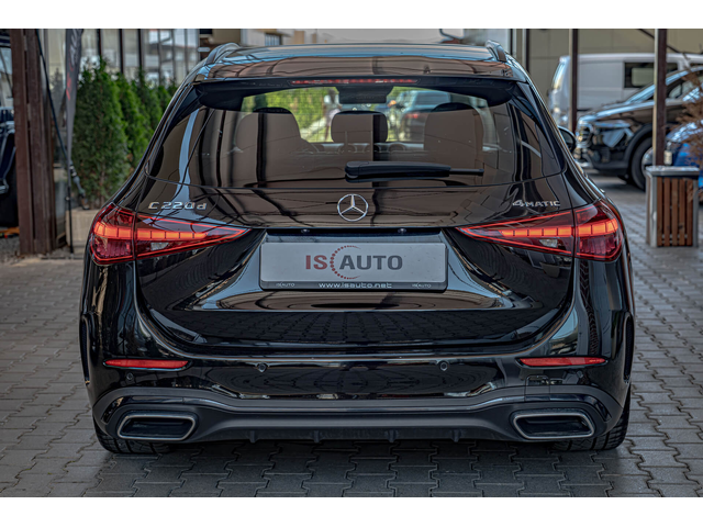 Mercedes C220 AMG Line/Exclusive/4Matic/MBUX/Ambient/Подгрев/Карбон - автомобили, коли, обяви за нови и употребявани 3