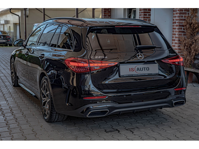 Mercedes C220 AMG Line/Exclusive/4Matic/MBUX/Ambient/Подгрев/Карбон - автомобили, коли, обяви за нови и употребявани 4