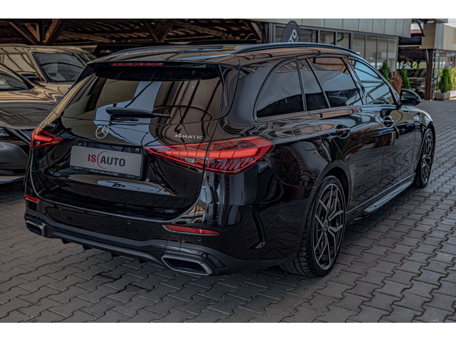 Mercedes C220 AMG Line/Exclusive/4Matic/MBUX/Ambient/Подгрев/Карбон - автомобили, коли, обяви за нови и употребявани 5
