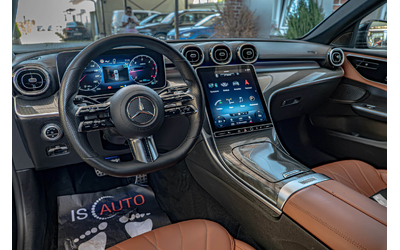 Mercedes C220 AMG Line/Exclusive/4Matic/MBUX/Ambient/Подгрев/Карбон - автомобили, коли, обяви за нови и употребявани 8