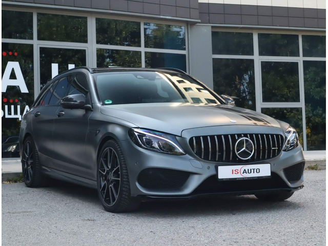 Mercedes C43 AMG 4Matic/Обдухване/Карбон/Дистроник/Burmester/Pano./ - автомобили, коли, обяви за нови и употребявани 2