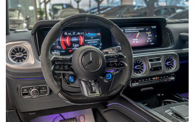 Mercedes G63 AMG Night packet/Full Carbon/3D Burmester/Камера 360/PPF Фолио - автомобили, коли, обяви за нови и употребявани 9