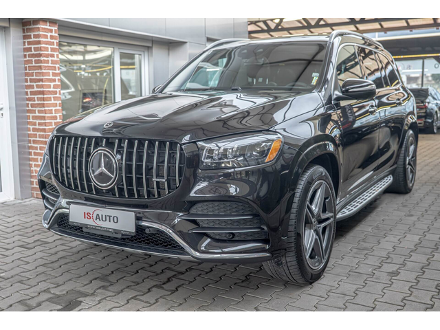 Mercedes GLS 450 4Matic/Burmester/Обдухване/AMG/Ambient/Камера 360 - автомобили, коли, обяви за нови и употребявани 2