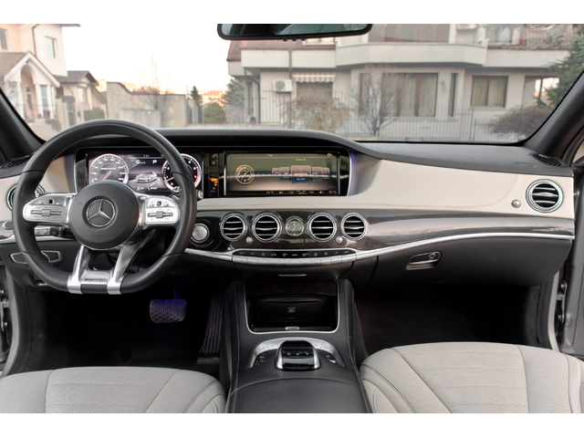 Mercedes S500 4. 7 V8 Biturbo 455кс - автомобили, коли, обяви за нови и употребявани 9