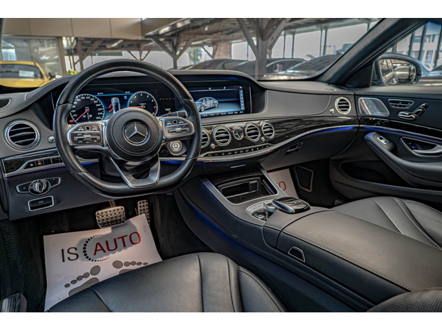 Mercedes S560 AMG/4Matic/Burmester/360Камера/Обдухване - автомобили, коли, обяви за нови и употребявани 10
