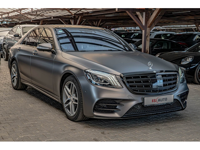 Mercedes S560 AMG/4Matic/Burmester/360Камера/Обдухване - автомобили, коли, обяви за нови и употребявани 1