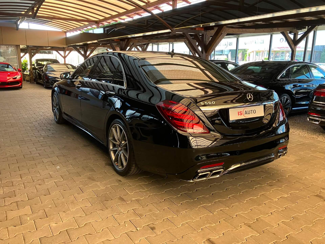 Mercedes S560 AMG/Long/RSE/HuD/3D Burmester/Pano/Ambient/Обдухване - автомобили, коли, обяви за нови и употребявани 1