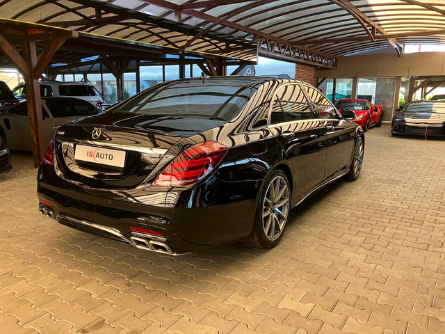 Mercedes S560 AMG/Long/RSE/HuD/3D Burmester/Pano/Ambient/Обдухване - автомобили, коли, обяви за нови и употребявани 3