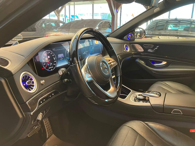 Mercedes S560 AMG/Long/RSE/HuD/3D Burmester/Pano/Ambient/Обдухване - автомобили, коли, обяви за нови и употребявани 5