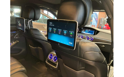 Mercedes S560 AMG/Long/RSE/HuD/3D Burmester/Pano/Ambient/Обдухване - автомобили, коли, обяви за нови и употребявани 9