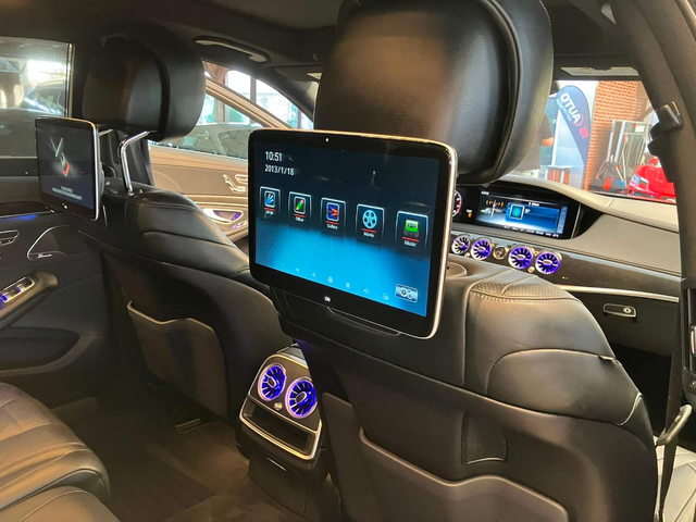 Mercedes S560 AMG/Long/RSE/HuD/3D Burmester/Pano/Ambient/Обдухване - автомобили, коли, обяви за нови и употребявани 9
