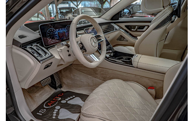 Mercedes S580 AMG/Long/4M/RSE/HuD/Пано./Dist./Burm./Алкантар/Камера360/MBUX/Обдухване/ - автомобили, коли, обяви за нови и употребявани 6