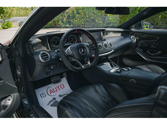Mercedes S63 AMG 4Matic/Burmester/HuD/Carbon/Night/Камера 360/Керамика - автомобили, коли, обяви за нови и употребявани 4