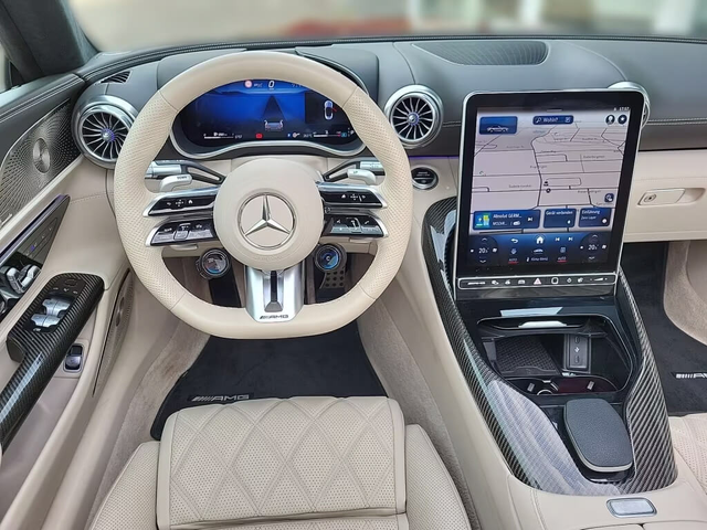 Mercedes SL63 AMG 4M+/Keramika/Burmester 3D/Karbon - автомобили, коли, обяви за нови и употребявани 4