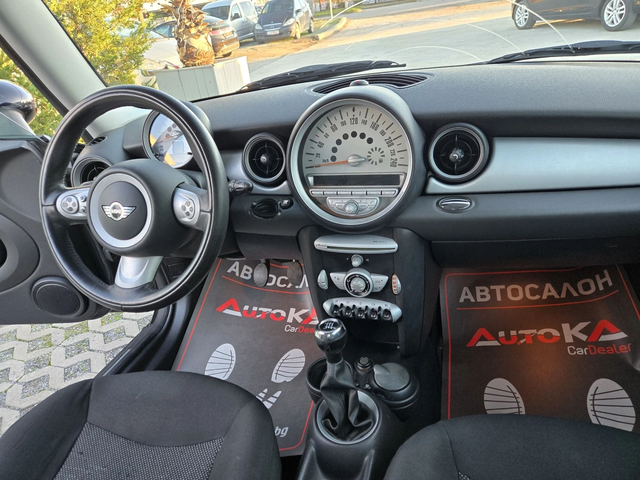 Mini Cooper 1.4I-95кс= 6СКОРОСТИ= КЛИМАТИК - автомобили, коли, обяви за нови и употребявани 12