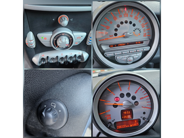 Mini Cooper 1.6d KLIMATRONIK/6skorosti - автомобили, коли, обяви за нови и употребявани 14