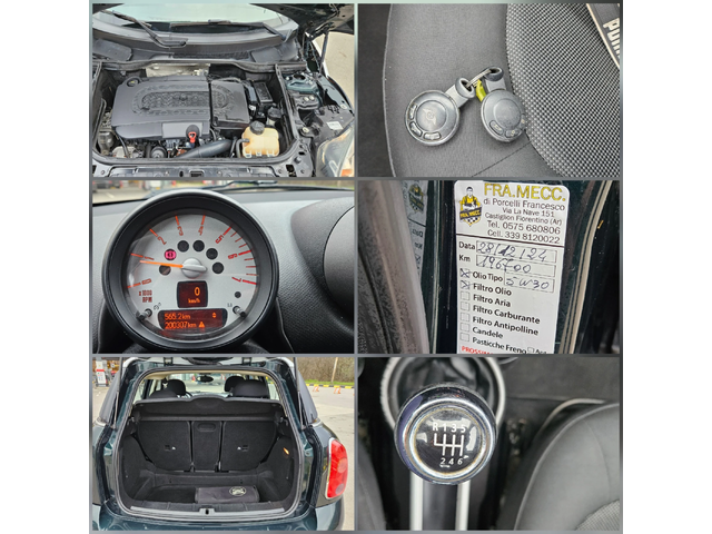 Mini Countryman 2.0D 6skorosti/Klimatron - автомобили, коли, обяви за нови и употребявани 14