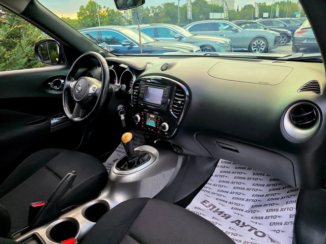 Nissan Juke 1.6I ПОДАРЪК ОБСЛУЖВАНЕ ТОП СЪСТОЯНИЕ ЛИЗИНГ 100% - автомобили, коли, обяви за нови и употребявани 14