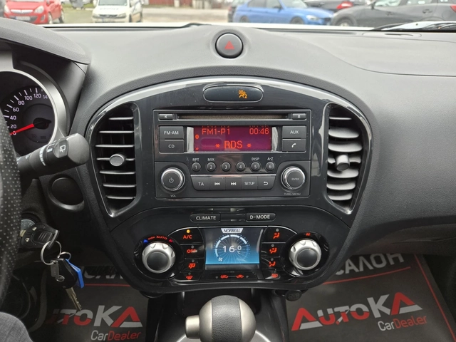 Nissan Juke 1.6i-117кс= АВТОМАТ= 114.000км= КЛИМАТРОНИК - автомобили, коли, обяви за нови и употребявани 15