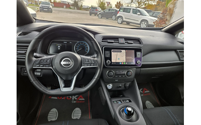 Nissan Leaf 40KW= 10.000km!!!= НЕРАЗЛИЧИМ ОТ НОВ!= DISTRONIC - автомобили, коли, обяви за нови и употребявани 10