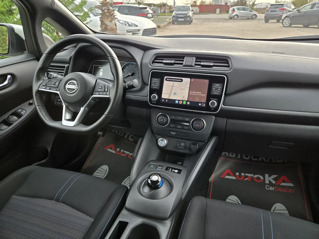 Nissan Leaf 40KW= 10.000km!!!= НЕРАЗЛИЧИМ ОТ НОВ!= DISTRONIC - автомобили, коли, обяви за нови и употребявани 12