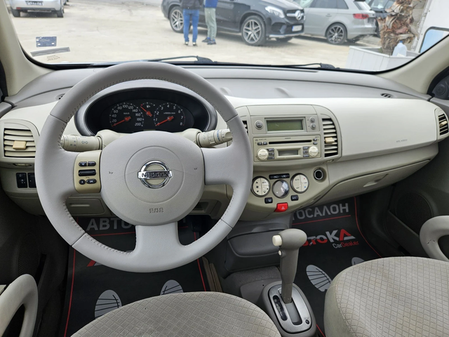 Nissan Micra 1.2i-80кс= АВТОМАТ= ГАЗ= KEYLESS= КЛИМАТРОНИК= 5ВР - автомобили, коли, обяви за нови и употребявани 10