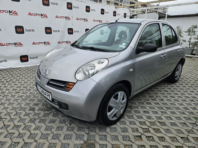 Nissan Micra 1.2i-80кс= АВТОМАТ= ГАЗ= KEYLESS= КЛИМАТРОНИК= 5ВР - автомобили, коли, обяви за нови и употребявани 5