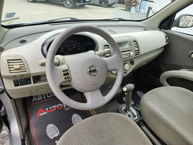 Nissan Micra 1.2i-80кс= АВТОМАТ= ГАЗ= KEYLESS= КЛИМАТРОНИК= 5ВР - автомобили, коли, обяви за нови и употребявани 7