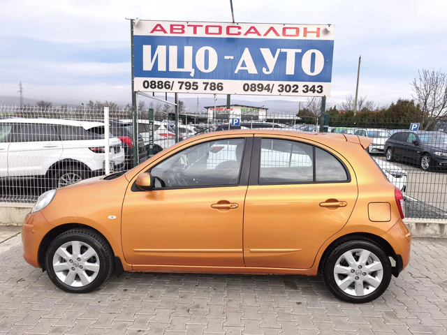 Nissan Micra 1, 2i-98k.c.KOЖА, НАВИ, LED, ПАНОРАМА, EBPO 5B - автомобили, коли, обяви за нови и употребявани 2