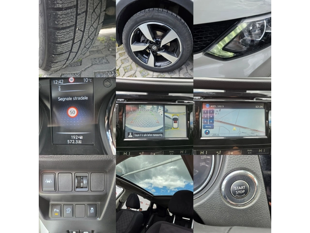 Nissan Qashqai 1.5DCI-110кс= 6сй= TEKNA= ПАНОРАМА= 360= KEYLESS - автомобили, коли, обяви за нови и употребявани 16