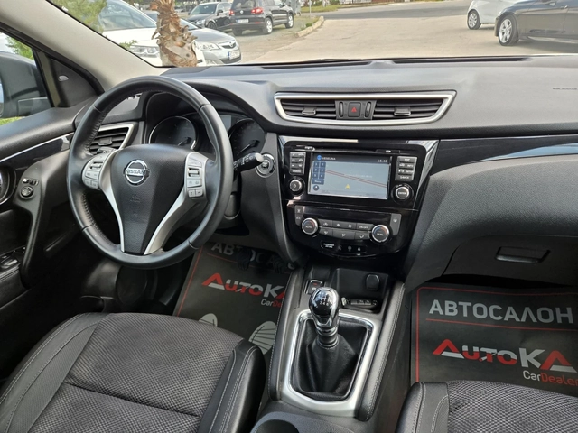 Nissan Qashqai 1.6DCI-131кс= 6ск= TEKNA= PANO= 360= BLIND= ПОДГРЕ - автомобили, коли, обяви за нови и употребявани 12