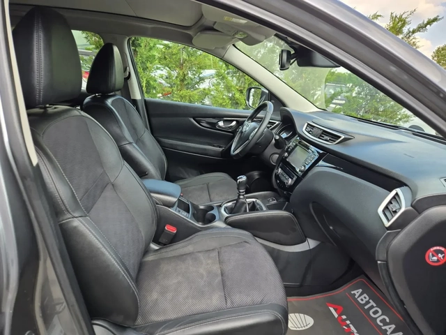 Nissan Qashqai 1.6DCI-131кс= 6ск= TEKNA= PANO= 360= BLIND= ПОДГРЕ - автомобили, коли, обяви за нови и употребявани 14