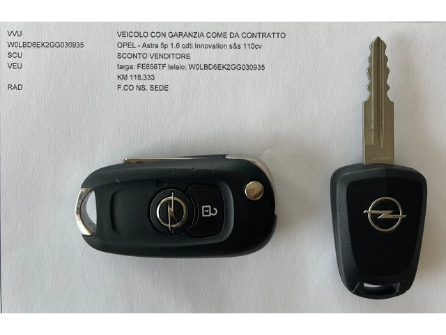 Opel Astra 1.6CDTI INNOVATION - автомобили, коли, обяви за нови и употребявани 16