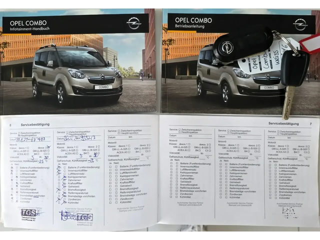 Opel Combo МЕТАН-109083 km 1.4i-120к.с- EURO 6b -ШВЕЙЦАРИЯ - автомобили, коли, обяви за нови и употребявани 8