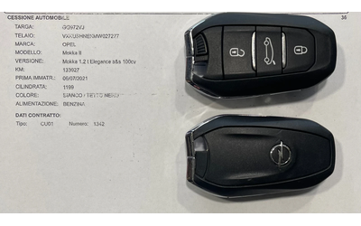 Opel Mokka 1.2T ELEGANCE - автомобили, коли, обяви за нови и употребявани 15