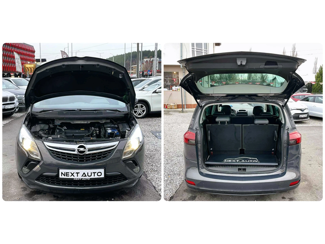 Opel Zafira 1.6i 150HP EURO5B - автомобили, коли, обяви за нови и употребявани 13