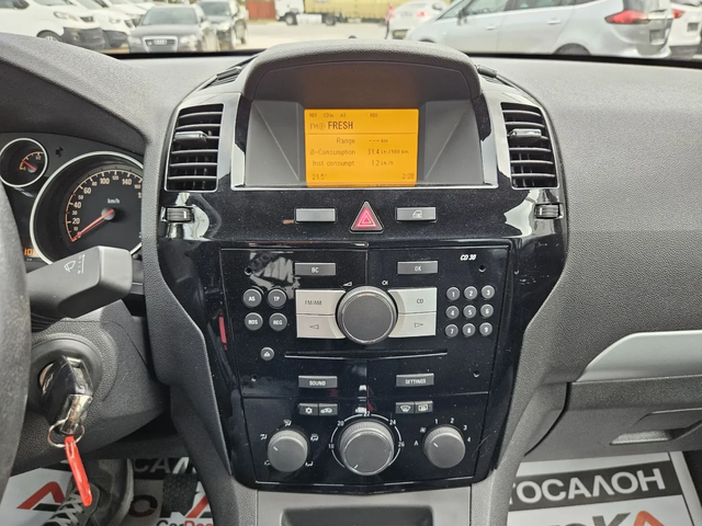 Opel Zafira 1.8i-140кс= ГАЗ= 7МЕСТА= КЛИМАТРОНИК= FACE - автомобили, коли, обяви за нови и употребявани 14