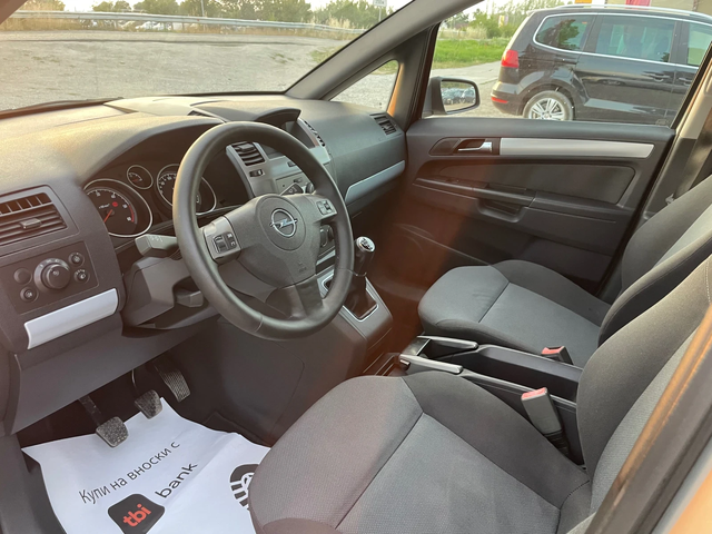 Opel Zafira 1.9CDTI-120-7mesta-ITALIA - автомобили, коли, обяви за нови и употребявани 12